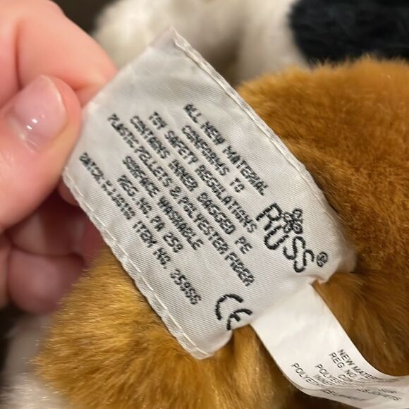 Russ Berrie Yomiko Classics Plush Brown Black & White Beagle Plush Toy Dog 12” - Picture 5 of 8